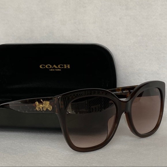 BRAND NEW Coach Square Sunglasses - Picture 3 of 4